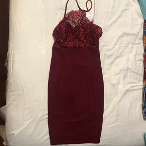 Lace Red Dress (NEVER WORN)